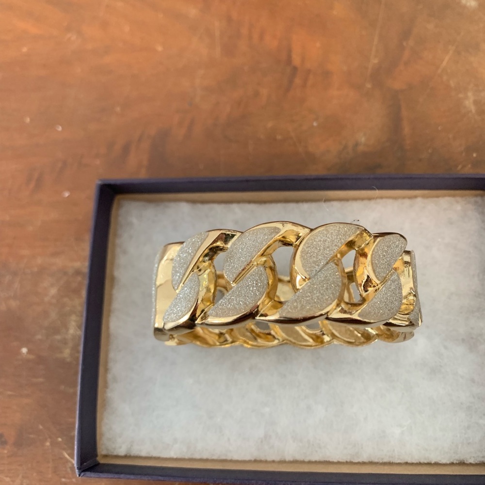 Gold colored bracelet